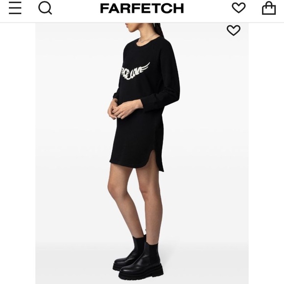 NWT Zadig and & Voltaire Ride Leather Chelsea platform Boots silver wings charm - Picture 11 of 16